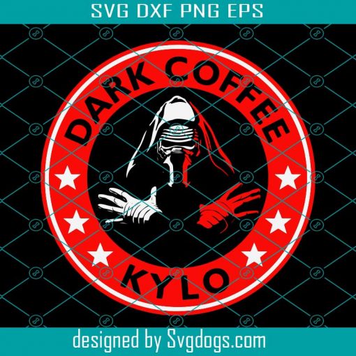 Dark Coffee Svg, Black Svg, Coffee Svg, Halloween Svg, Drink Svg