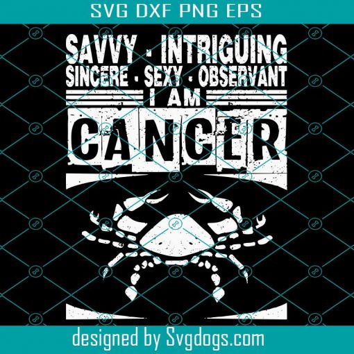 Cancer Svg, Savy Intriguing Svg, Crab Svg