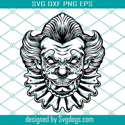 Halloween Scary Clown Svg, Clown Svg, Halloween Svg