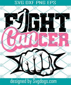 Fight Breast Cancer Svg, Breast Cancer Svg