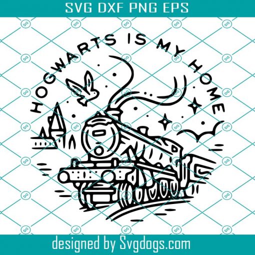Wizard Train Svg, Hogwarts Is My Home Svg, Train Svg