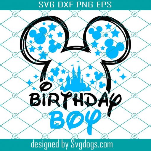 Birthday Boy Svg, Mouse Birthday Svg, My 1st birthday Svg, Birthday Baby Svg