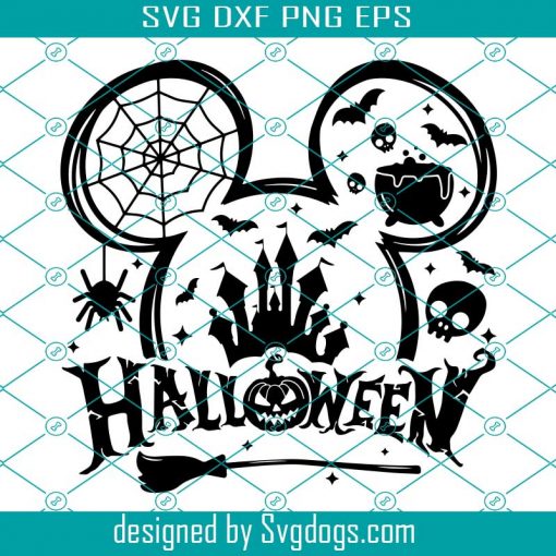 Mouse Ears Svg, Halloween Svg, Helloween Pumpkin Svg, Pumpkin Svg