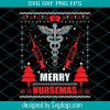 Ugly Christmas Sweater Svg File, Merry Christmas Svg, It’s The Season To Be Precnant Svg