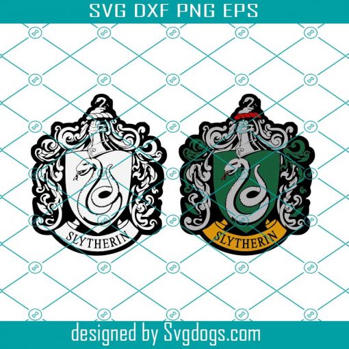 High Detail Slytherin Uniform Emblem Bundle Svg, Hogwards Svg, Slytherin Crest Outline Svg, Harry Potter Printable Svg, Layered By Color Svg