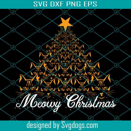 Christmas Svg, Love Christmas Svg, Merry Christmas Tree Svg