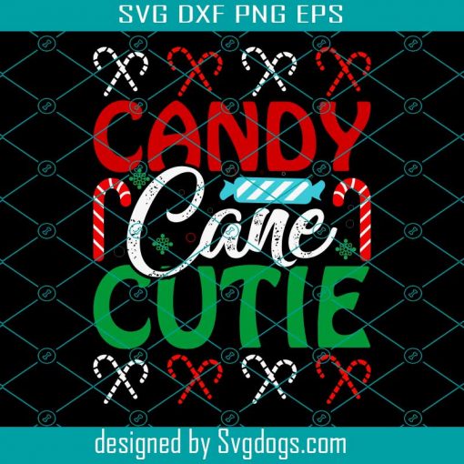 Candy Cane Cutle Christmas Svg, Christmas Svg, Merry Christmas Svg