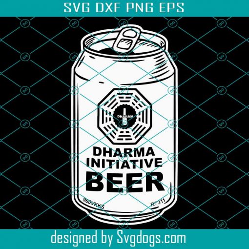 Dharma Initiative Beer Svg, Drink Svg, Beer Svg