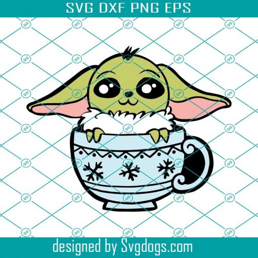 Baby Alien Svg, Cute Baby Yoda Svg, Baby Yoda Tied Svg, Yoda Alien Svg