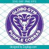 Globo Gym Purple Cobras Svg, Dodgeball Svg, Gym Svg