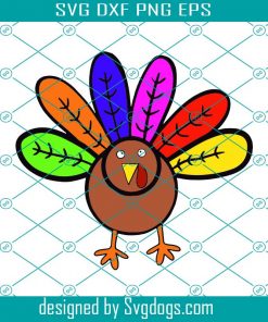 Hand Drawn Turkey Thanksgiving Svg, Thanksgiving Themed Svg, Turkey Svg, Thanksgiving Svg