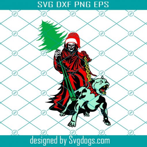 Merry Christmas 2021 Svg, Santa Svg, Dog Svg, Christmas Tree Svg