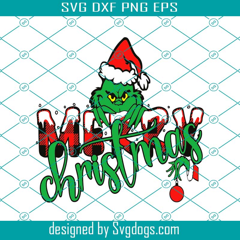 Grinch Svg, Grinchmas Svg, Christmas Svg, Santa Svg - SVGDOGS.COM