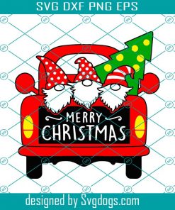 Merry Christmas Svg, Santa Svg, Christmas Truck Svg, Truck Svg