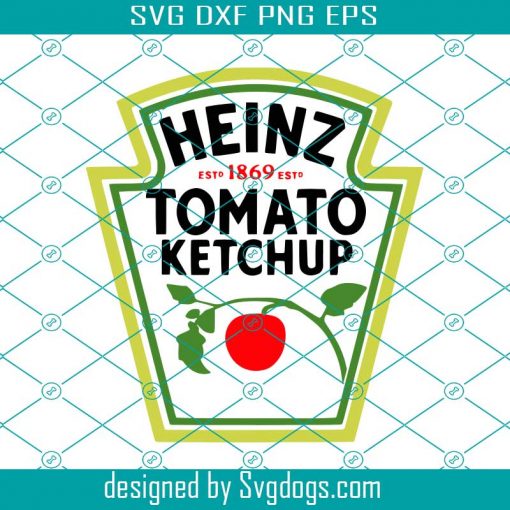 Heinz Tomato Ketchup Logo Badge Emblem Svg, Tomato Svg, Logo Svg
