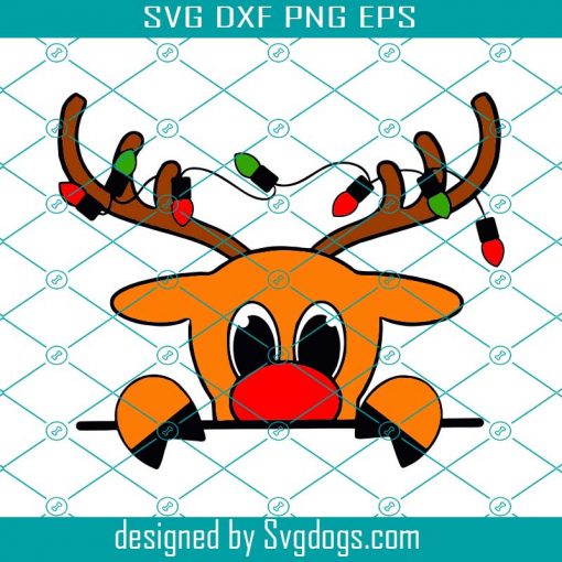 Reindeer Svg, Reindeer Face Svg, Reindeer Monogram Svg, Reindeer Head Svg, Reindeer Png, Cute Reindeer Svg, Christmas Svg, Christmas Svg