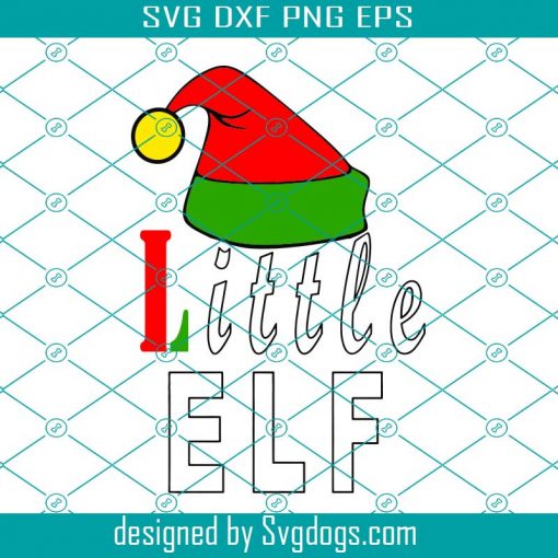 Little ​Elf Matching Family For Christmas Svg, Little ​Elf Svg, Holiay Svg, Christmas Svg