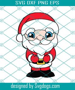 Santa 2 Svg, Christmas Svg, Holiday Svg, Merry Christmas Svg