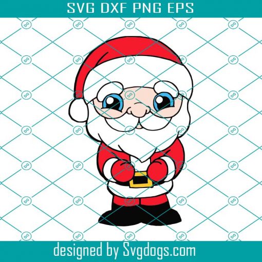 Santa 2 Svg, Christmas Svg, Holiday Svg, Merry Christmas Svg