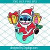 Stitch Christmas Svg, Stitch Svg, Christmas Svg, Merry Christmas Svg, Santa Svg