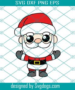 Santa Svg, Christmas Svg, Holiday Svg, Merry Christmas Svg