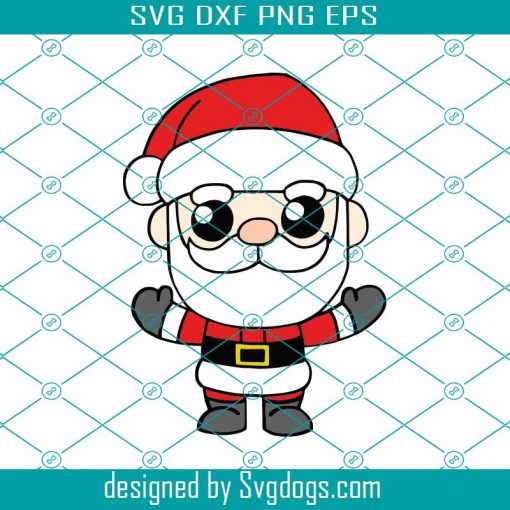 Santa Svg, Christmas Svg, Holiday Svg, Merry Christmas Svg