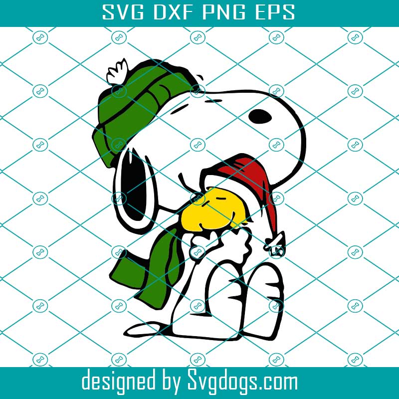 Christmas Winter Snoopy With Woodstock Svg, Christmas Svg, Snoopy Svg ...