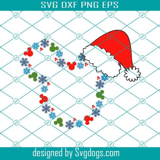 Snowflake Mickey Winter Wonderland Svg, Inspired By Mickey Mouse Svg, Minnie Mouse Svg, Disne Svg, Buffalo Plaid Svg