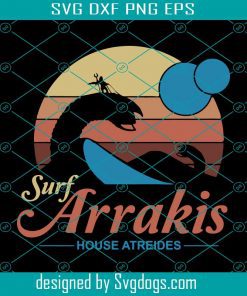 Visit Arrakis Svg, Vintage Distressed Surf Svg, Dune Svg