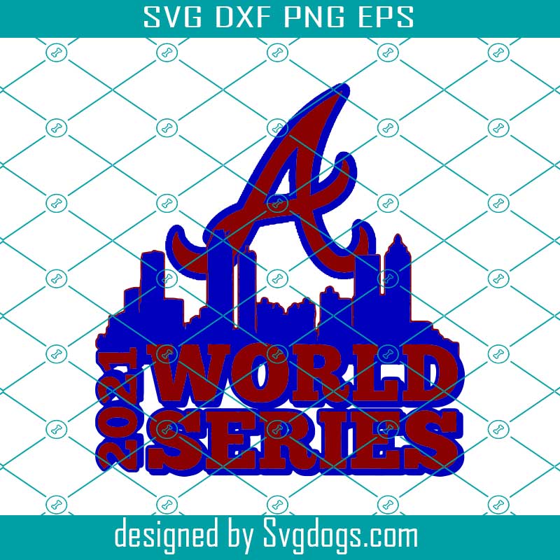 Atlanta Braves World Series Skyline Svg, Atlanta Braves World Series Svg, Atlanta  Braves Svg, Atlanta Braves World Series Champion 2021 Svg 