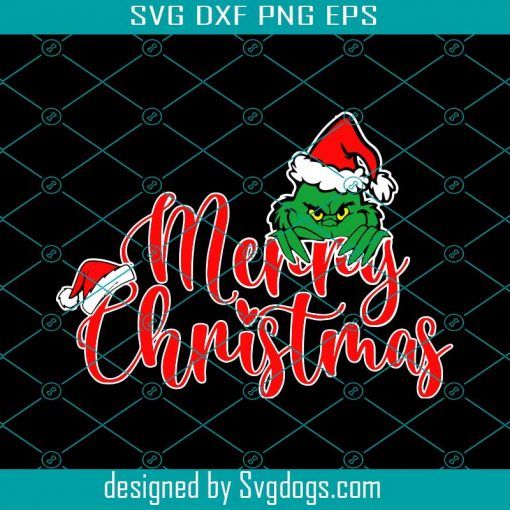 Merry Christmas Svg, Christmas Svg, Christmas Grinch Svg