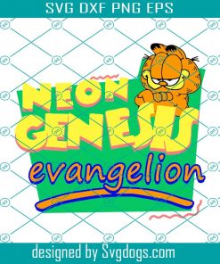 Neon Genesis Evangelion Meets Garfield And Friends Svg, Neon Genesis Evangelion Meets Garfield Svg, Trending Svg