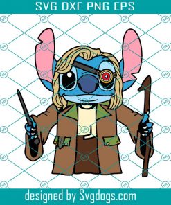 Blue Alien Dark Arts Wizard Svg, Stitch Svg, Disney Svg