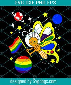 Butterfly Astronaut Gay Pride Svg, Gay Svg, LGBT Svg
