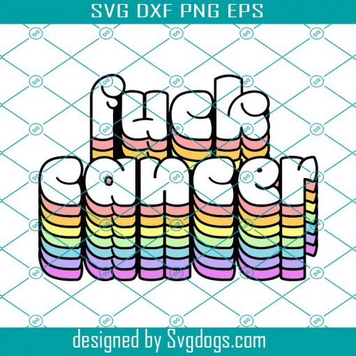 Fuck Cancer Svg, Cancer Awareness Svg, Breast Cancer Svg