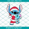 Blue Alien And Scrump With A Christmas Tree Svg, Alien Svg, Christmas Tree Svg, Disney Svg