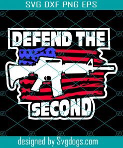 Defend The 2nd Amendment America USA Patriotic Svg, Veteran Day Svg, US Svg