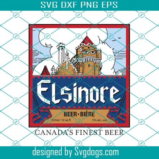 Elsinore Beer 1983 Svg, Beer Svg,  Canada’s Finest Beer Svg