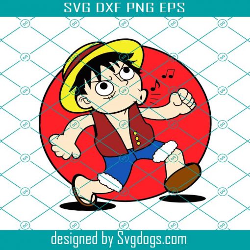 Luffy The Monkey Svg, One Piece Monkey D. Luffy Svg, Anime Svg, One Piece Svg