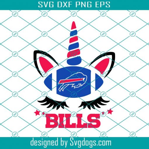 Buffalo Bills Unicorn Svg, Sport Svg, Football Svg, Unicorn Svg