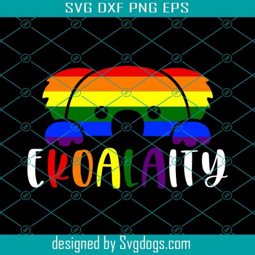 Ekoalaity Equality Equal Rights Pride LGBTQ Human Rights Gay Pride Month Svg, LGBTQ Svg, Gay Svg