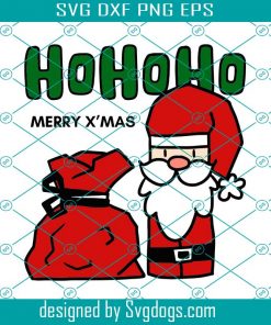 Cute HoHoHo Santa Claus Svg, Christmas Svg, Santa Svg
