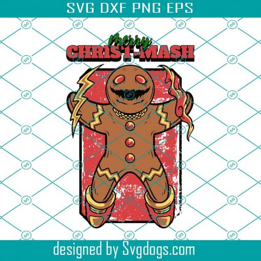 Gingerbread Man Christmas Creepy Svg, Christmas Svg, Creepy Svg, Gingerbread Man Svg