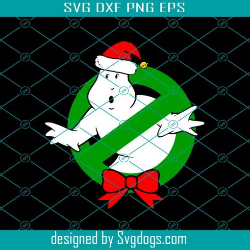 Merry Christmas Ghost Svg, Christmas Svg, Ghost Svg