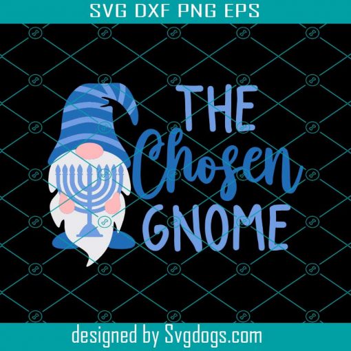 The Chosen Gnome Svg, Hanukkah Svg, Jewish Svg, Chanukah Svg