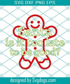 Gingerbread Man Christmas Svg, Christmas Svg, Gingerbread Man Svg