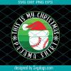 This is My Christmas Pajama Baseball Snowman hat Svg, Christmas Svg, Baseball Svg