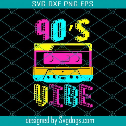 Cassette Retro Vintage 90s Svg, Trending Svg, Music Svg