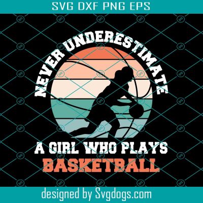 Basketball Girl Svg, Basketball Svg, Sport Svg - SVG EPS DXF PNG