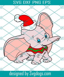 Elephant Christmas Svg, Elephant Svg, Christmas Svg, Holiday Svg